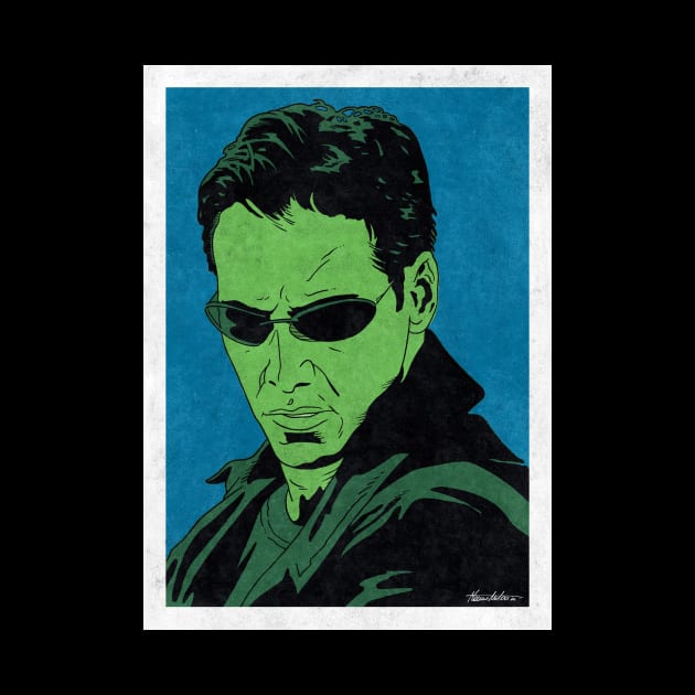 NEO - The Matrix (Pop Art) by Famous Weirdos