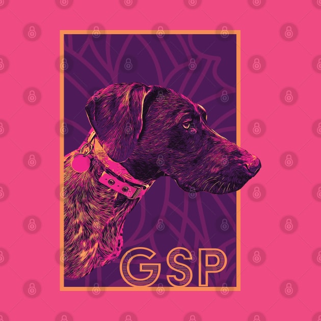 The Pink Pup - German Shorthaired Pointer by SR88 