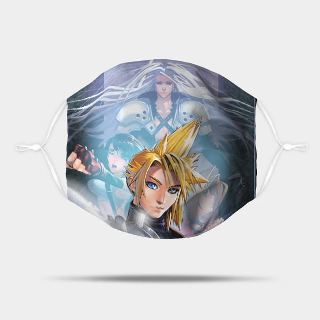 Final Fantasy Ff7 Mask Teepublic