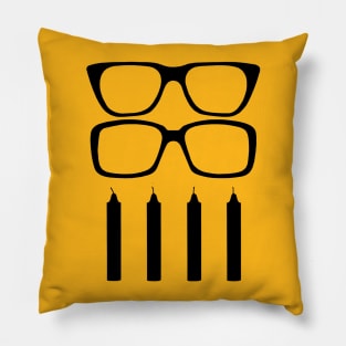 Four Candles Pillow