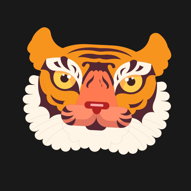 TIGER HEAD by HAIFAHARIS