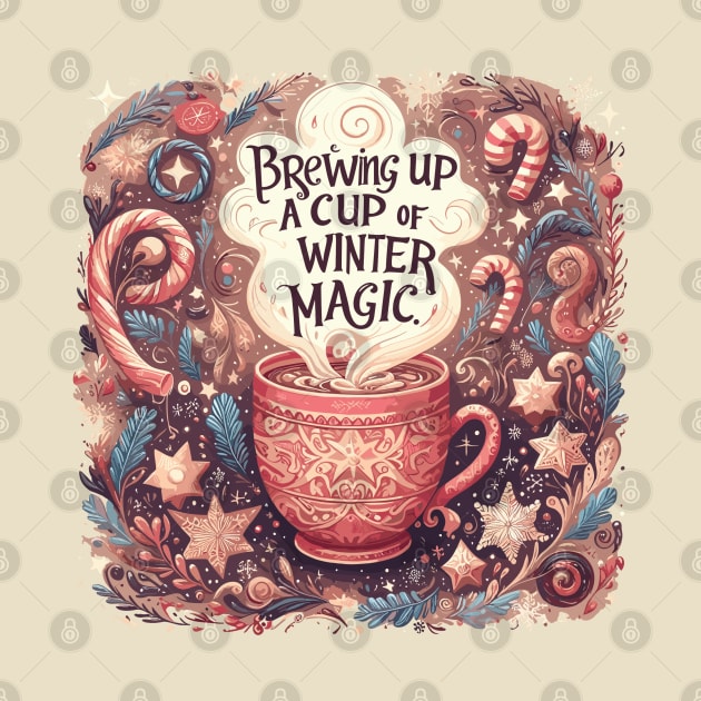 hot cocoa, winter magic by AOAOCreation