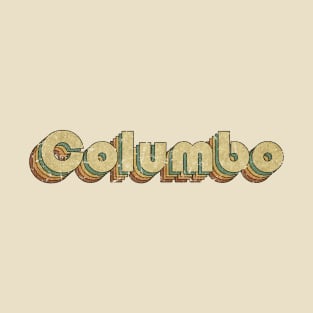 Columbo // Vintage Rainbow Typography Style // 70s T-Shirt