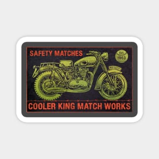Cooler King Matches Magnet