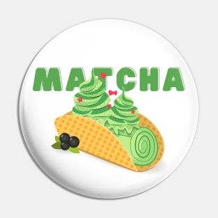 I love ice cream a waffle lot | Matcha Ice Cream Flavor | Ice Cream Lovers | Sundae Lovers | Sweet Summer Treat | Sweet Tooth Pin