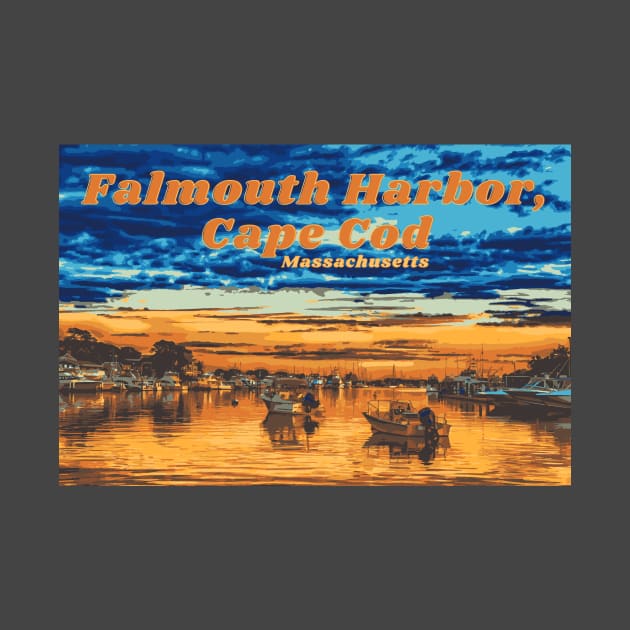 Falmouth Harbor, Cape Cod by Gestalt Imagery