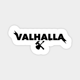 For Valhalla! (blk) Magnet