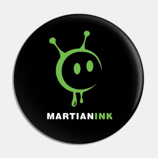 Martian Ink white text Pin