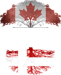 Canadian Grown With Danish Roots - Gift for Danish With Roots From Denmark Magnet