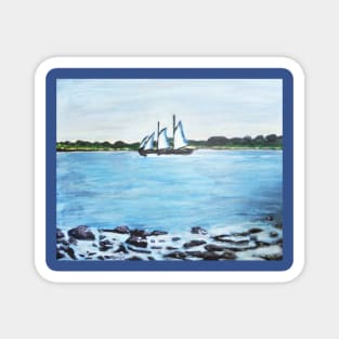 Massachusetts Ocean View Magnet