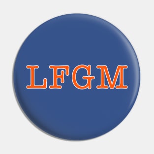 LFGM New York Baseball Traditional Design Pin