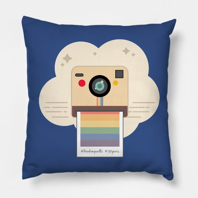 Insta Pride (Knoxville Pride Edition) Pillow by Universe Design