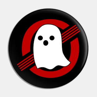 Report All Ghosts Logo Tee Pin