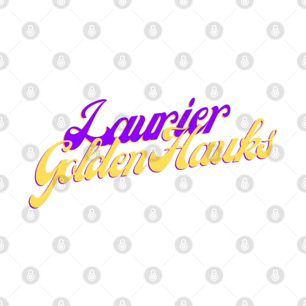 Laurier Golden Hawks by stickersbyjori