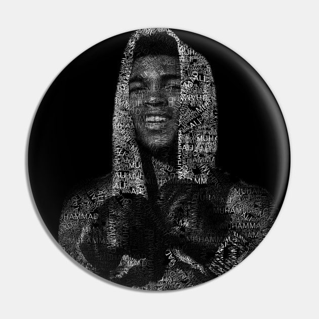 Muhammad Ali or Cassius Clay with names, sport and category - 01 Pin by SPJE Illustration Photography