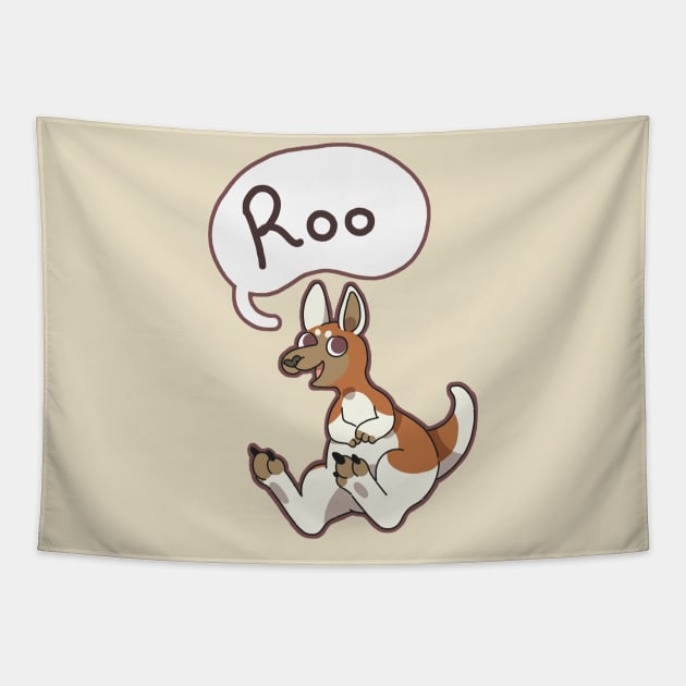 Roo Kangaroo Tapestry by goccart