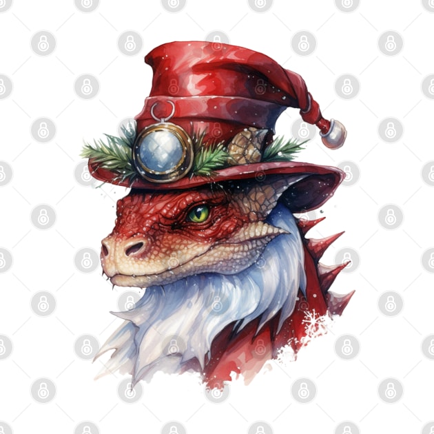 Steampunk Christmas Dragon by Chromatic Fusion Studio