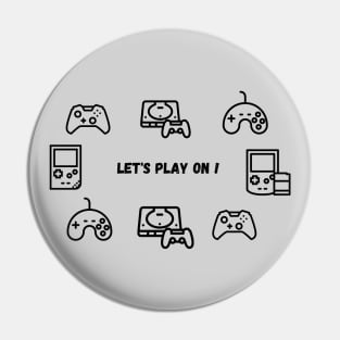 Let's play ON ! Pin