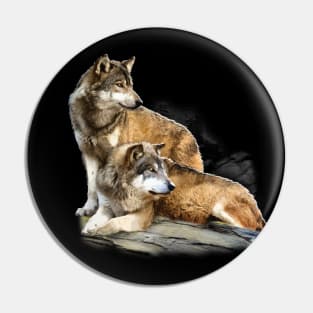 Alpha Wolves Pin