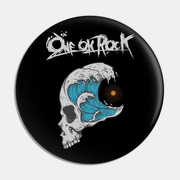 One Ok Rock Skull Island Pin by Hatorunato Art