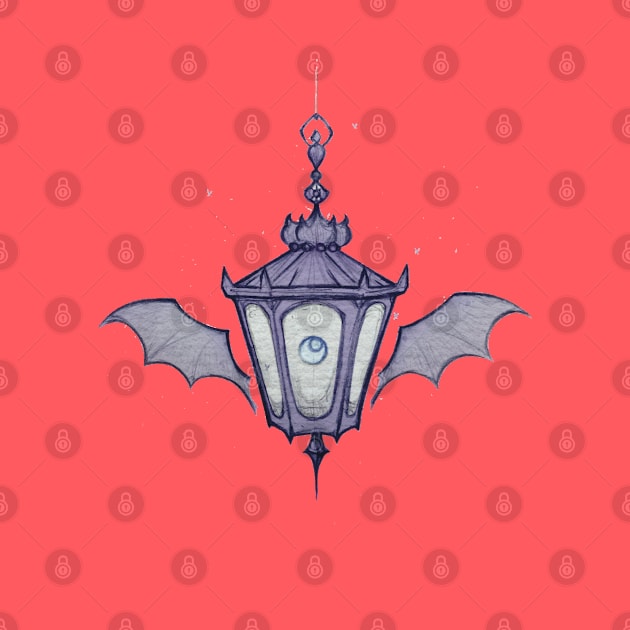 Vampire lamp by Hana Nekrep Art