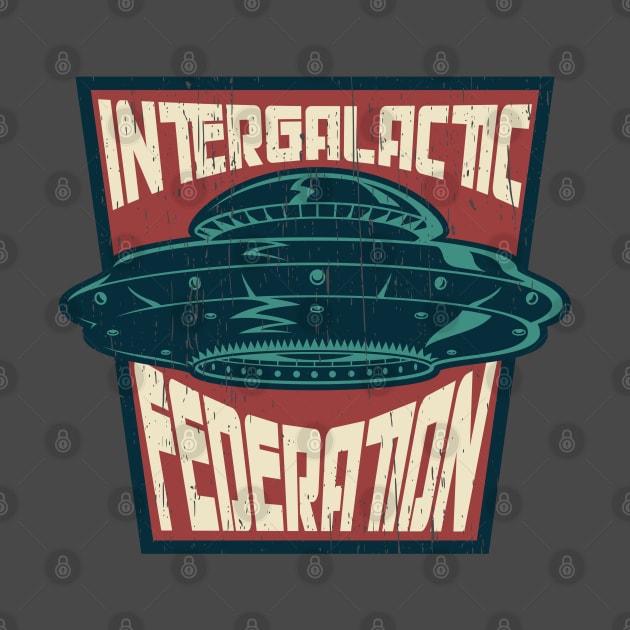 Intergalactic federation badge distressed by SpaceWiz95