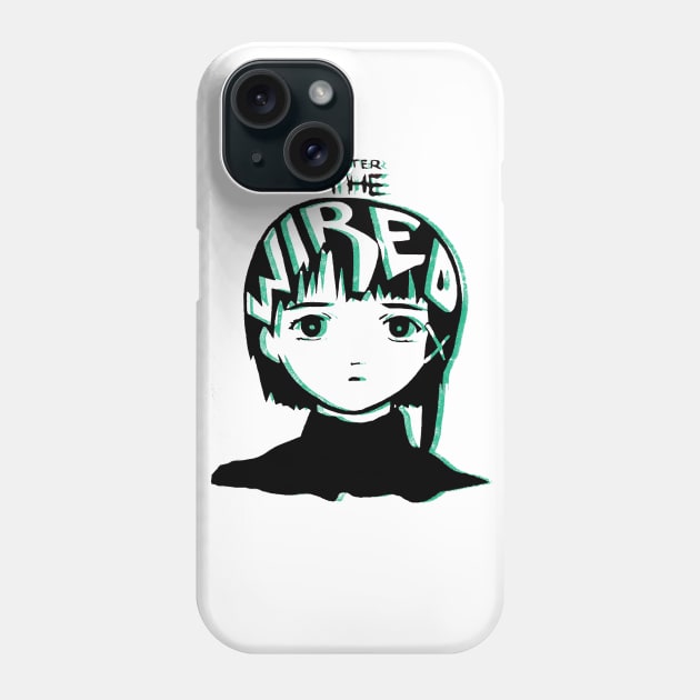 Serial Experiments Lain - Enter the Wired Phone Case by usernamae