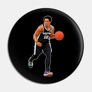 Demar Derozan Dribbles Pin