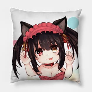 Cute Tokisaki Kurumi Cat Pillow