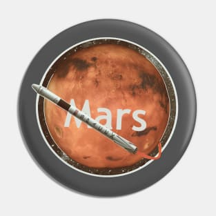 Mars red planet Pin