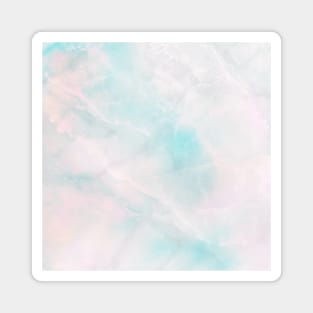 Colorful Pastel Marble Pattern Magnet