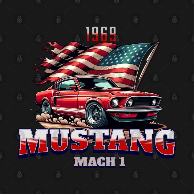 1969 Mustang Mach 1 by CashArtDesigns