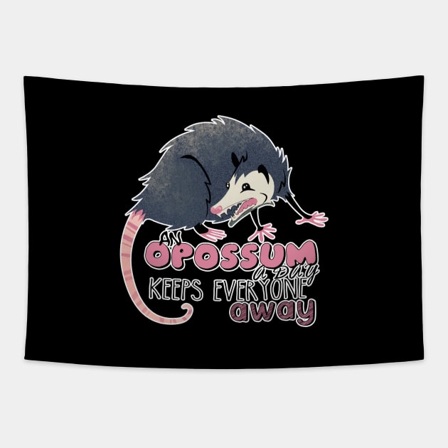 opossum Tapestry by gh30rgh3