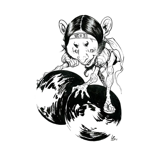 Playful Yokai by LaurenceB