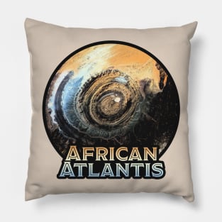 African Atlantis Richat Structure Pillow