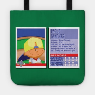 Pablo Sanchez - Backyard Baseball Stats Card Tote