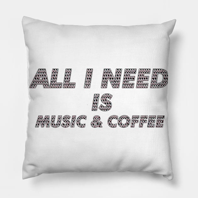 ALL I NEED (RADIOHEAD) Pillow by QinoDesign