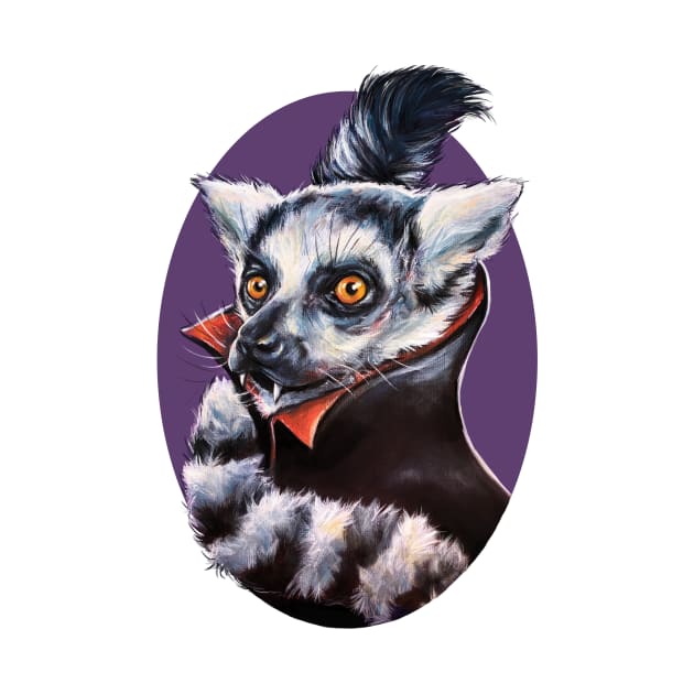 Eduardo the Vampiric Lemur by Ebb & Flo Studio