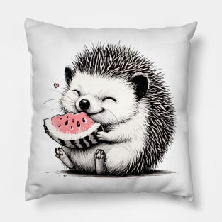 Blissful Hedgehog Delight Pillow