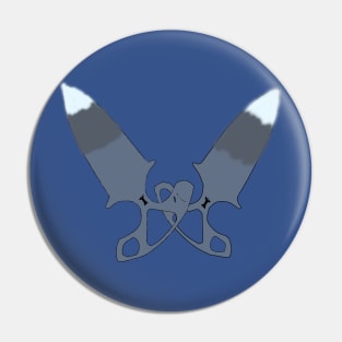 SHADOW DAGGERS BLUE STEEL Pin