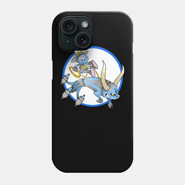 Rocket Rodeo Phone Case by inkninja