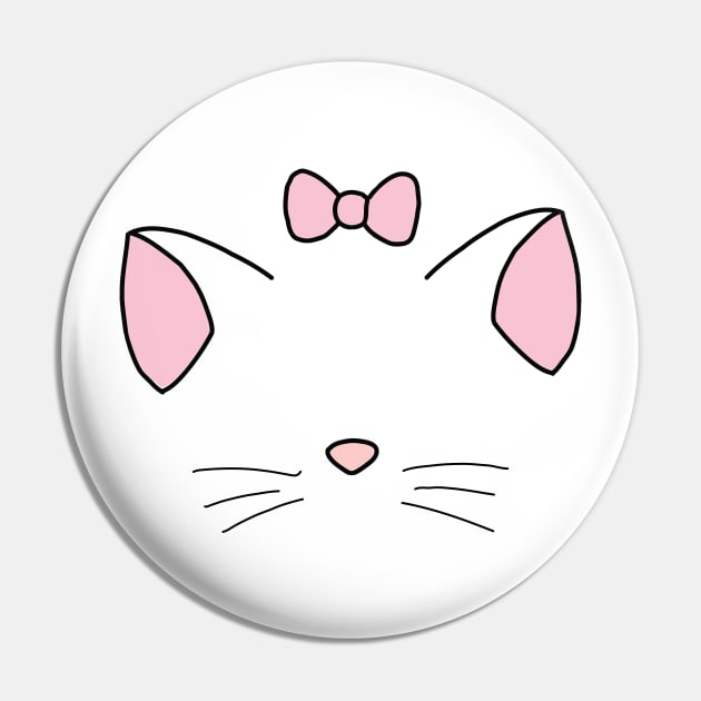 Marie Aristocats Minimalist Pin by mainstvibes