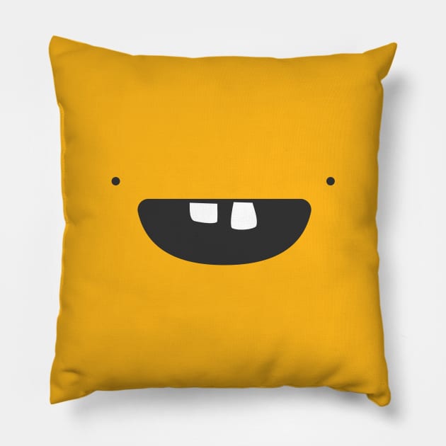 Smiling face Pillow by Home by Faith
