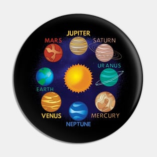 Solar System Pin