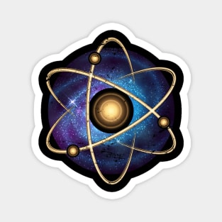 Atom Universe Quantum Physics Magnet