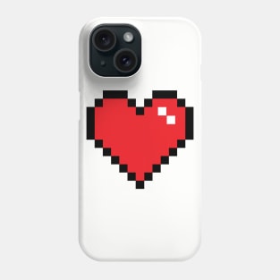 Pixel Heart Phone Case