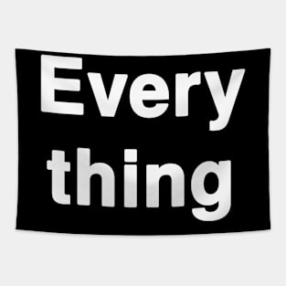 Every Thing Typography Tapestry