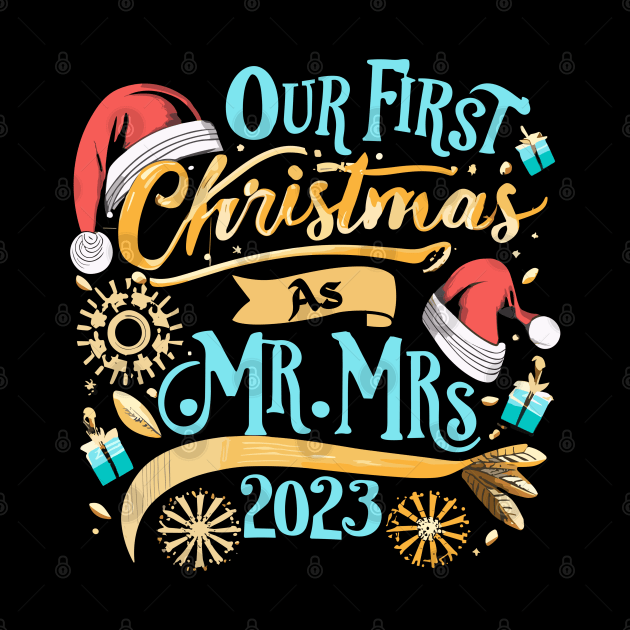 our first christmas as mr and mrs 2023 by Tee-riffic Topics