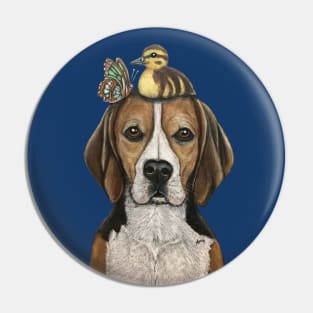 "Beagle & Buddies" - Topped Dogs collection Pin