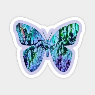 Paint Poured Butterfly 5 Magnet